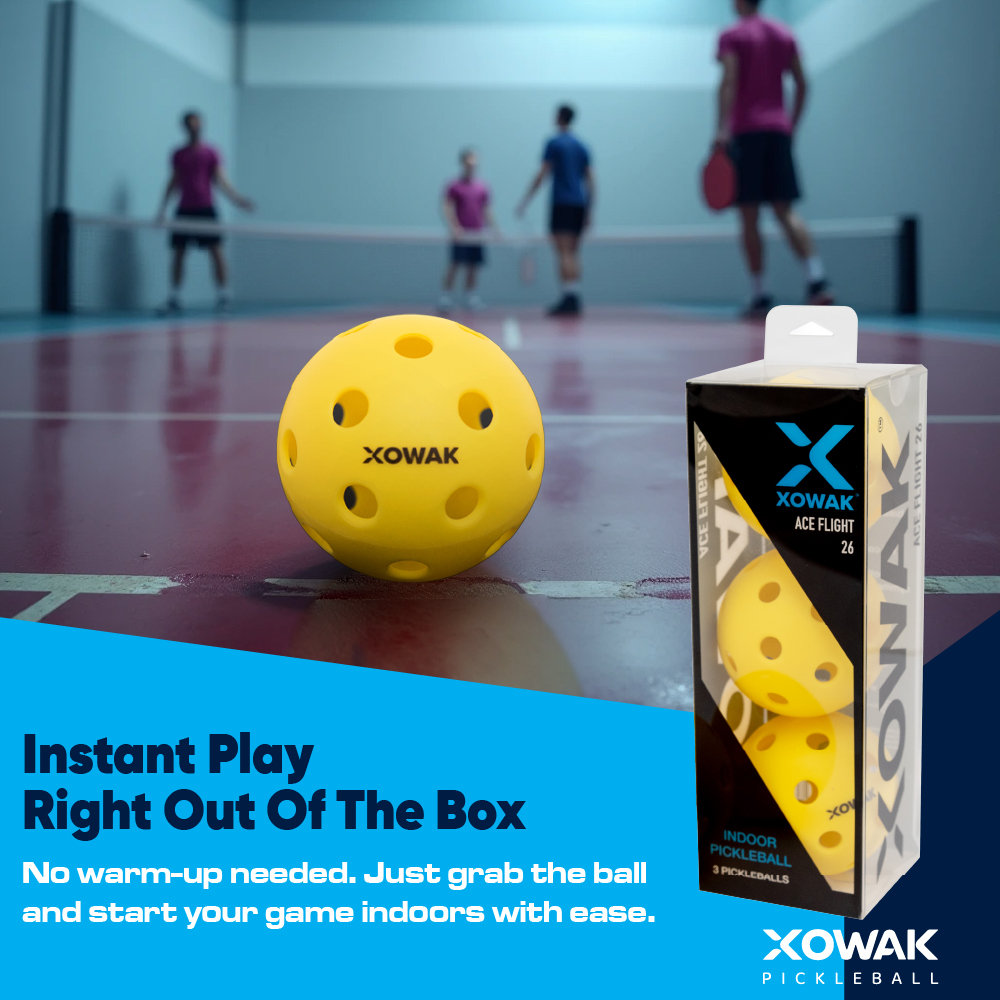 Xowak Ace Flight 26 pickleball balls main image
