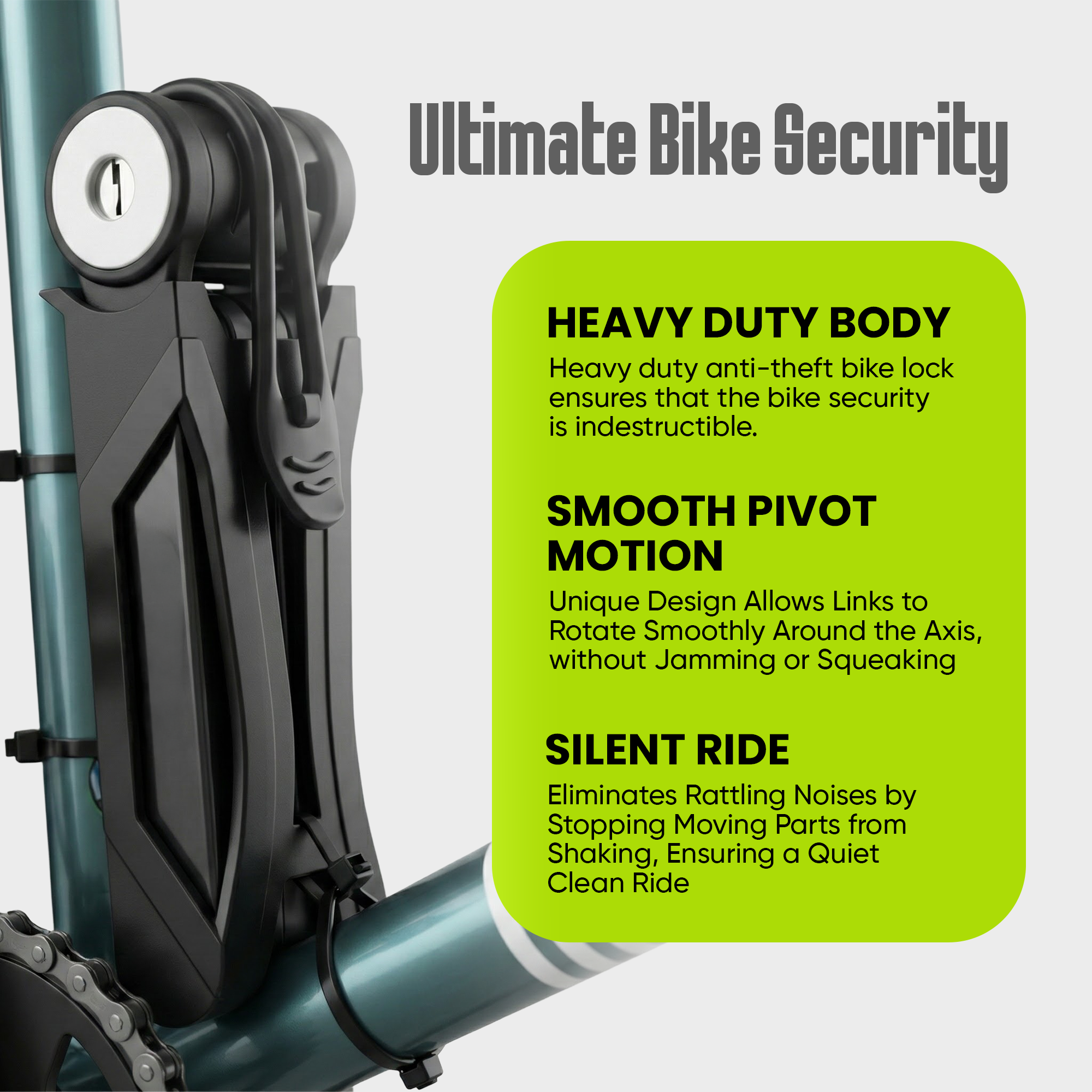 Premium bike lock angle two