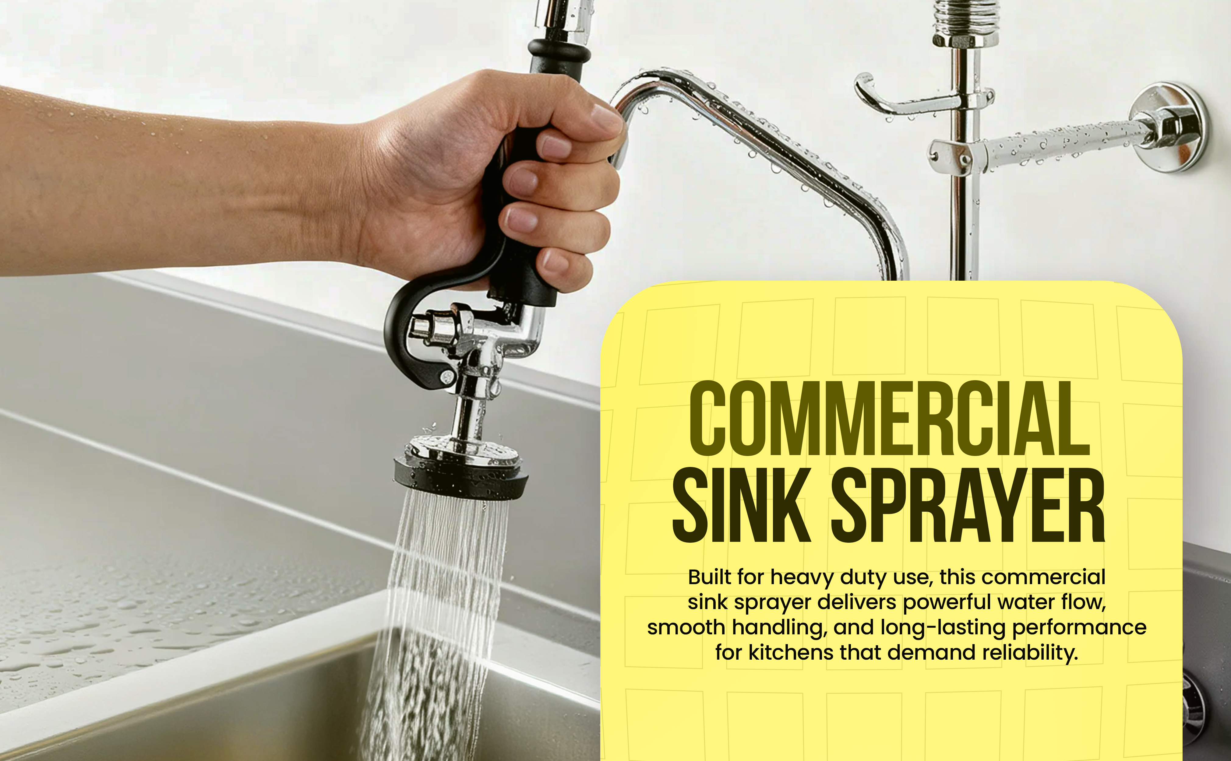 Spray valve with pre-rinse hose A+ module 5