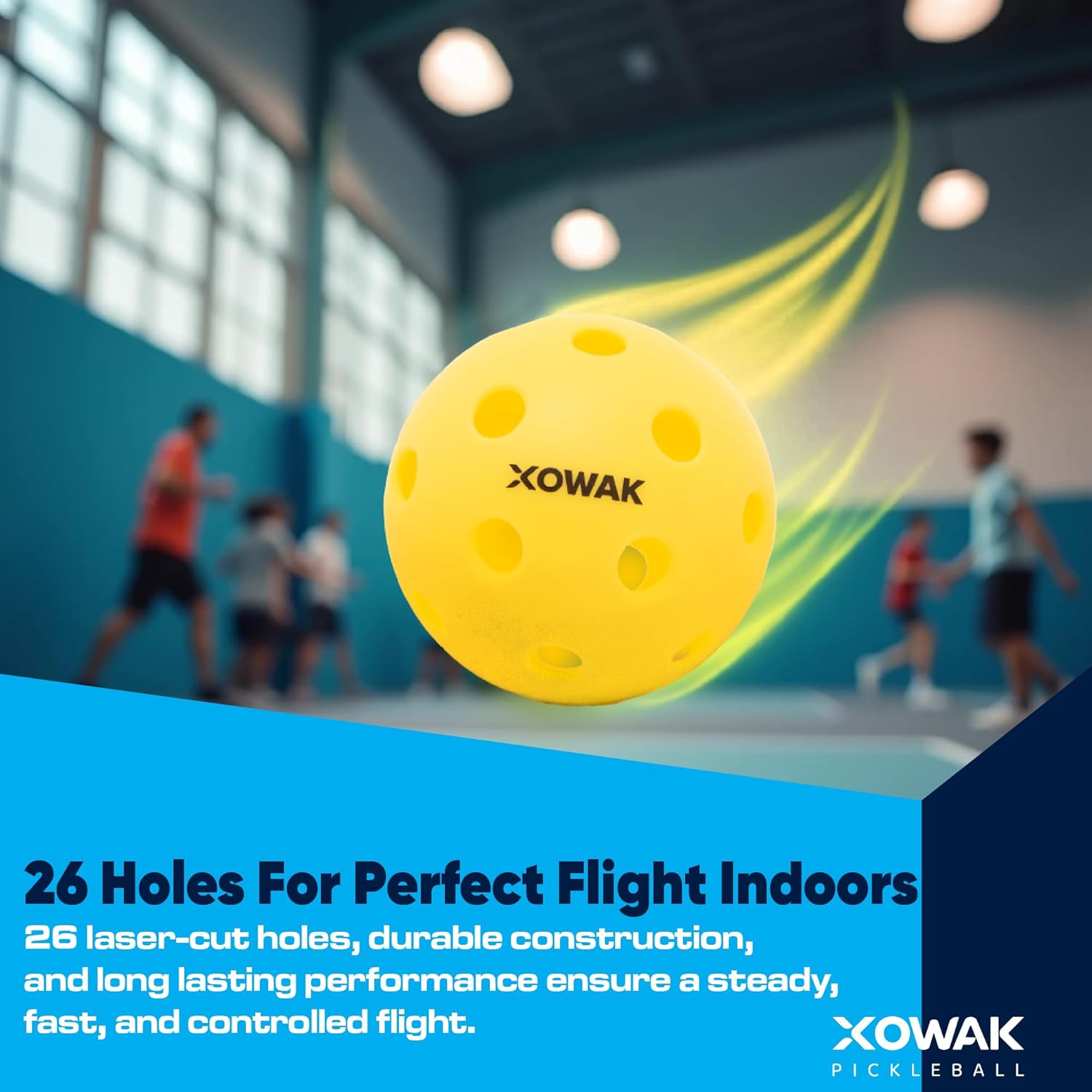Xowak Ace Flight 26 pickleball balls angle one