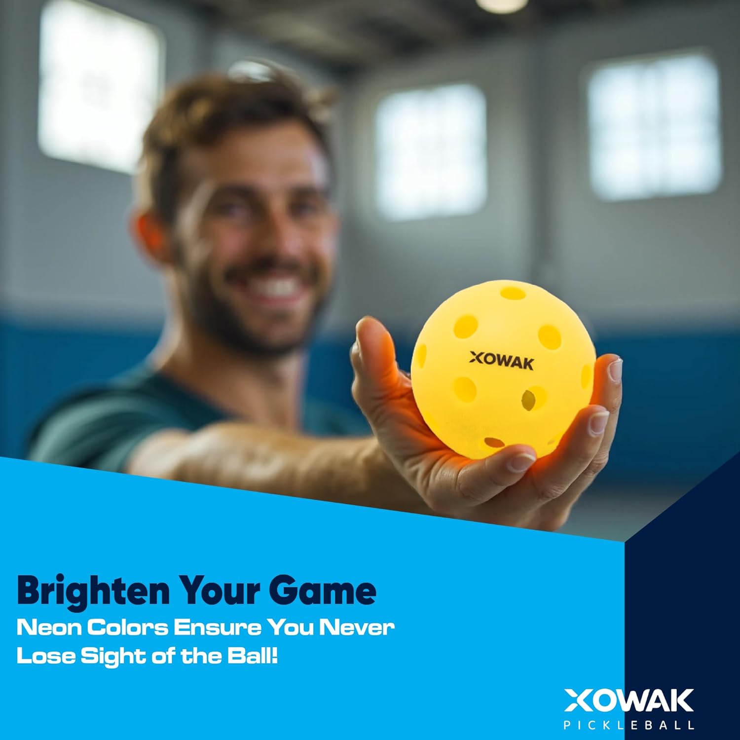 Xowak Ace Flight 26 pickleball balls angle two