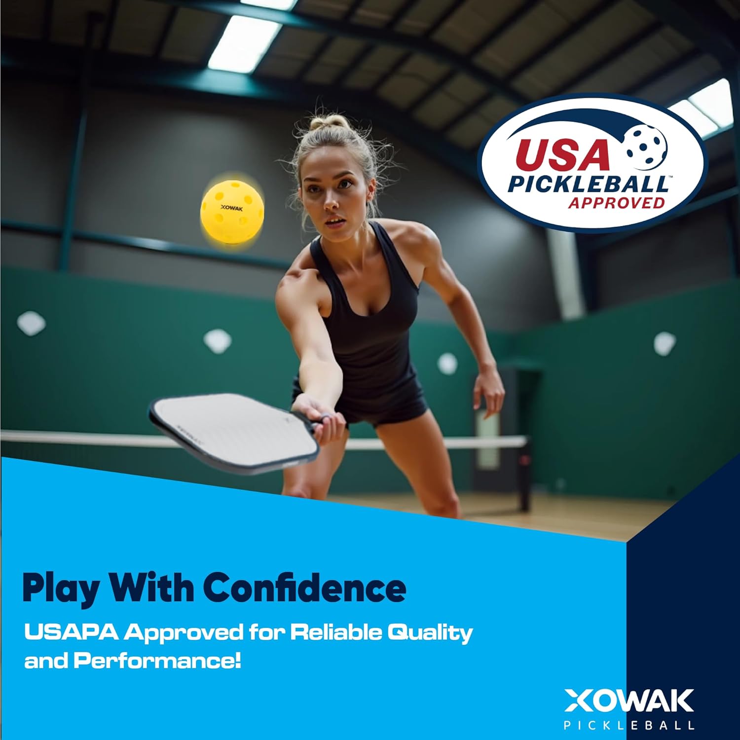 Xowak Ace Flight 26 pickleball balls angle four