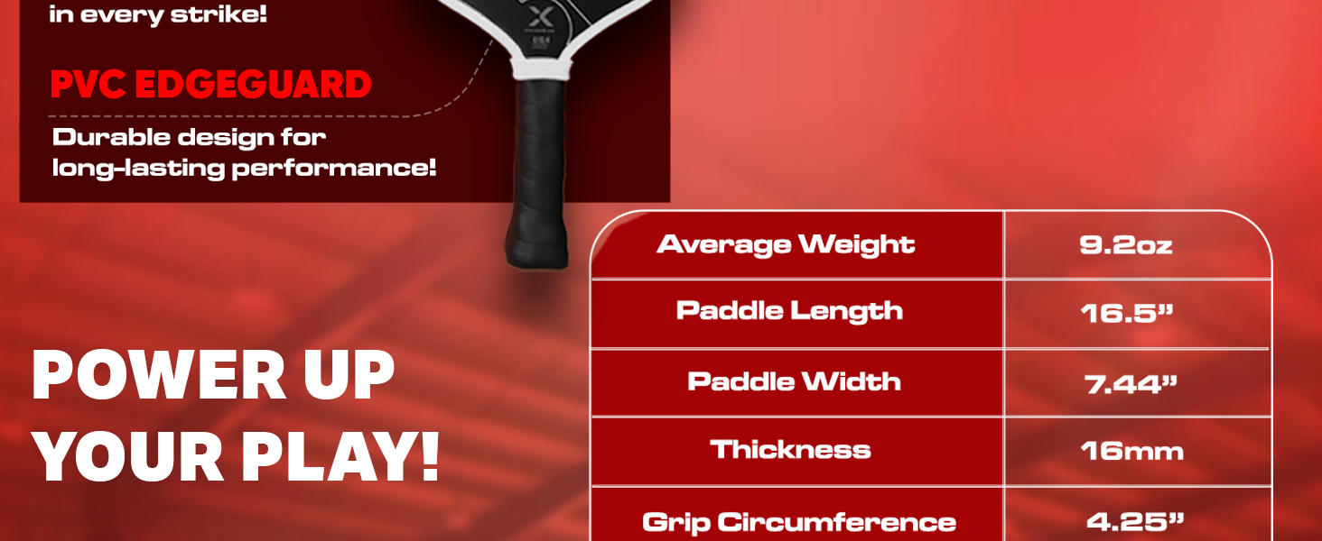 Pro Dynamis Pickleball Paddle 16mm A+ module 4